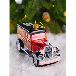 Елочная игрушка стекл.декор. 