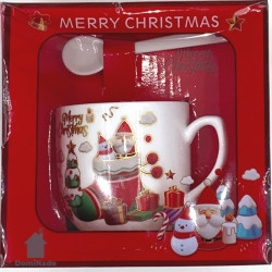 Н-р подарочный из фарфора (кружка, ложка) Арт.L160 - фото