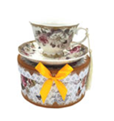 Н-р под. (чашка,блюдце) из фарф., Арт.77-234 - фото