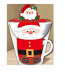 Н-р подарочный (кружка, салатница) из фарф. Арт. WD0001 - фото