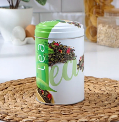 Жестяная банка Сканди Чай зеленый Ц99h145v110-02023 - фото