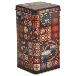 Жестяная банка Кофе2 П87*87h165v120-02074 - фото