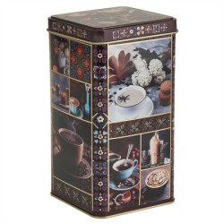 Жестяная банка Кофе3 П87*87h165v120-02075 - фото