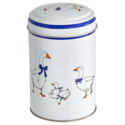 Жестяная банка Гуси Ц99h145v110-01340 - фото