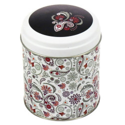 Банка жестяная Бута (Белая) Ц99h110v080-00701 - фото