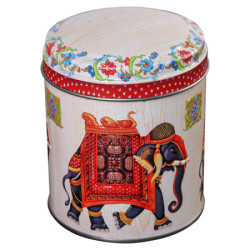 Банка жестяная Индийский слон Ц99h110v080-01120 - фото