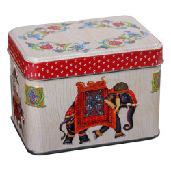 Банка жестяная Индийский слон П67*98h69v040-01118 - фото