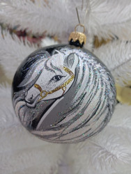 Шар стеклянный декор-100 в54 8Ш0118 - фото