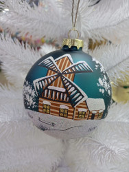 Шар стеклянный декор-100 в52 8Ш0116 - фото