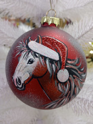 Шар стеклянный декор-100 в50 8Ш0114 - фото