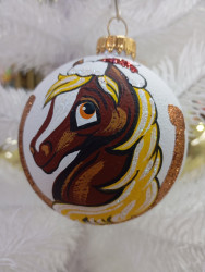 Шар стеклянный декор-80 в61 8Ш0120 - фото