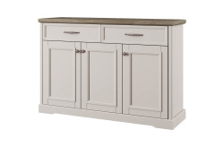 Н-р мебели д/общ комнаты TOSCANA, Тумба 3D2S. Цвет ПЕРСИДСКИЙ ЖЕМЧУГ/К - фото