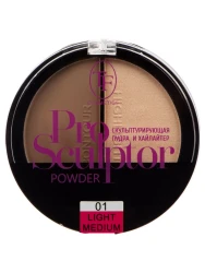 TF пудра скульптор+ хайлайтер Pro Sculptor 01 ср.-светлый  12 гр - фото
