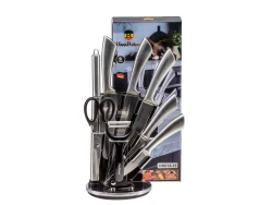 Н-Р НОЖЕЙ метал. 8 пр. в подставке: арт.(HR615-11) - фото