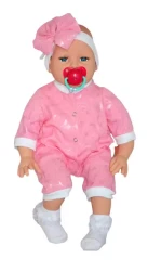 Кукла Сонечка 2 с пустышкой озвуч. (инд.кор.) арт. 24-02.6 ш.к. - фото