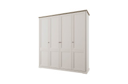 Н-р меб. TOSCANA NEW, Шкаф 4DG ПЕРСИДСКИЙ ЖЕМЧУГ/КАНЬОН - фото