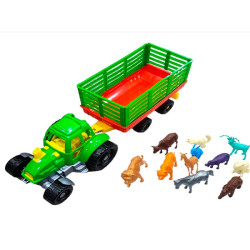 Трактор с животными арт. ТВ-011-1 - фото