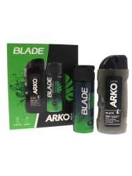 ARKO Гель для душа Black 260 мл + BLADE Дезодорант AI 1.0 150 мл - фото