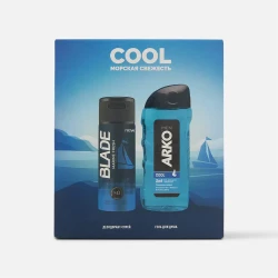 ARKO Гель для душа Cool 260 мл + BLADE Дезодорант Cool Fresh 150 мл - фото