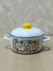 С-1510 АП2/4 Кастрюля 2,0 л Тропические цветы - фото