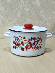 1с16с/1 Кастрюля 2,9 л, цилиндрическая Паприка - фото