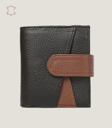 портмоне нк 1425 25с1609к45 1с ЧЕРНЫЙ/РЫЖИЙ - фото