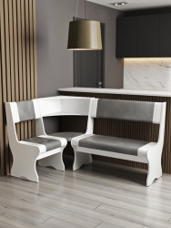 Скамья угловая кухонная с мягким элементом СН-122.04 