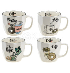 КРУЖКА керам. 390 мл арт. HEBA-KLN02040 - фото