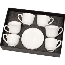 Н-р ЧАШЕК С БЛЮДЦАМИ кер. 12 пр. 90 мл (арт. 25628658) - фото