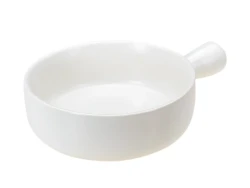 ФОРМА Д/ЗАПЕКАНИЯ керам. с ручкой 20,5 см арт. Z11134-M.white - фото