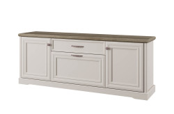 Н-р меб. TOSCANA NEW, Тумба RTV 3D1S ПЕРС.ЖЕМЧУГ/КАНЬОН - фото