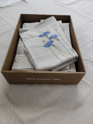 Комплект пост. белья (сем.), арт.22С42-ШР/в/у/уп.кор., (2 лен-30 хлопо - фото