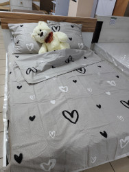 К-кт п/б 1,5-сп.(п.215х153,пр.220х145,н.70х70-2),арт.150-8 (бязь) - фото