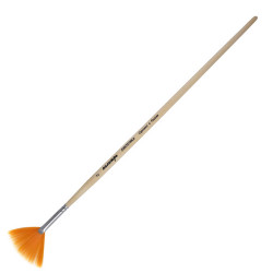 Кисть синт. веерн. 2 кор. п/лак  ПАЛИТРА; арт.пЖС7-02,00Б - фото