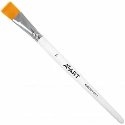 Кисть синтетика плоская №14 AZART - фото