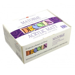 Набор акрил матовый Декола 12*20 мл, 143411021 - фото