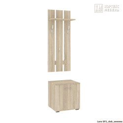 [065317] Секция в прихожую ЛАРА СП 2 (Дуб сонома) - фото