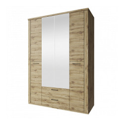 Н-р меб. DOORSET, Шкаф 4DG2S Z ДУБ НАВАРРА - фото