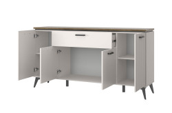 Н-р меб. VINATI, Тумба 4D1S. ПЕРСИДСКИЙ ЖЕМЧУГ/ АМАРОК - фото