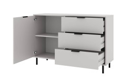 Н-р меб. RUNA, Тумба 1D3S. ПЕРСИДСКИЙ ЖЕМЧУГ/ АМАРОК - фото