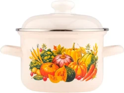 С-1608 АП2/4Жм Кастрюля 1,5 л Осенний карнавал - фото