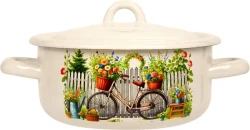 С-16072/4 ЖмЭК Кастрюля 1,45 л Романтика - фото