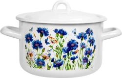 С-16111/4ЭК Кастрюля 2,9 л Васильки - фото