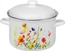 С-1615 АП2/4 Кастрюля 4,5 л Цветущий луг - фото