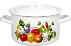 С-16111/4ЭК Кастрюля 2,9 л Весёлые овощи - фото