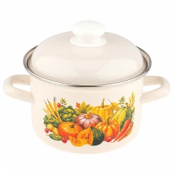 С-1612 АП2/4Жм Кастрюля 3,0 л Осенний карнавал - фото