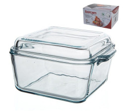 590013 1210201 Кастрюля 1,0 л,  с/кр., квадратная Borcam - фото
