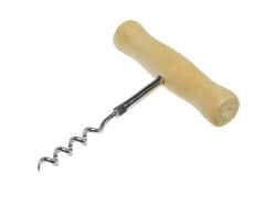 ШТОПОР мет. с деревянной ручкой 11 см (арт. AN57-1) - фото
