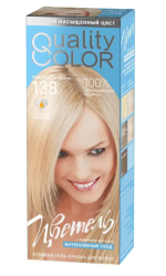 Стойкая гель-краска д/волос ЦВЕТЕЛЬ тон 138 