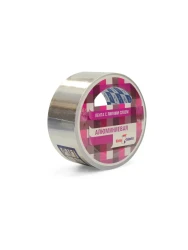 АДМ Лента Klebebander металлизированная 50мм*10метров - фото